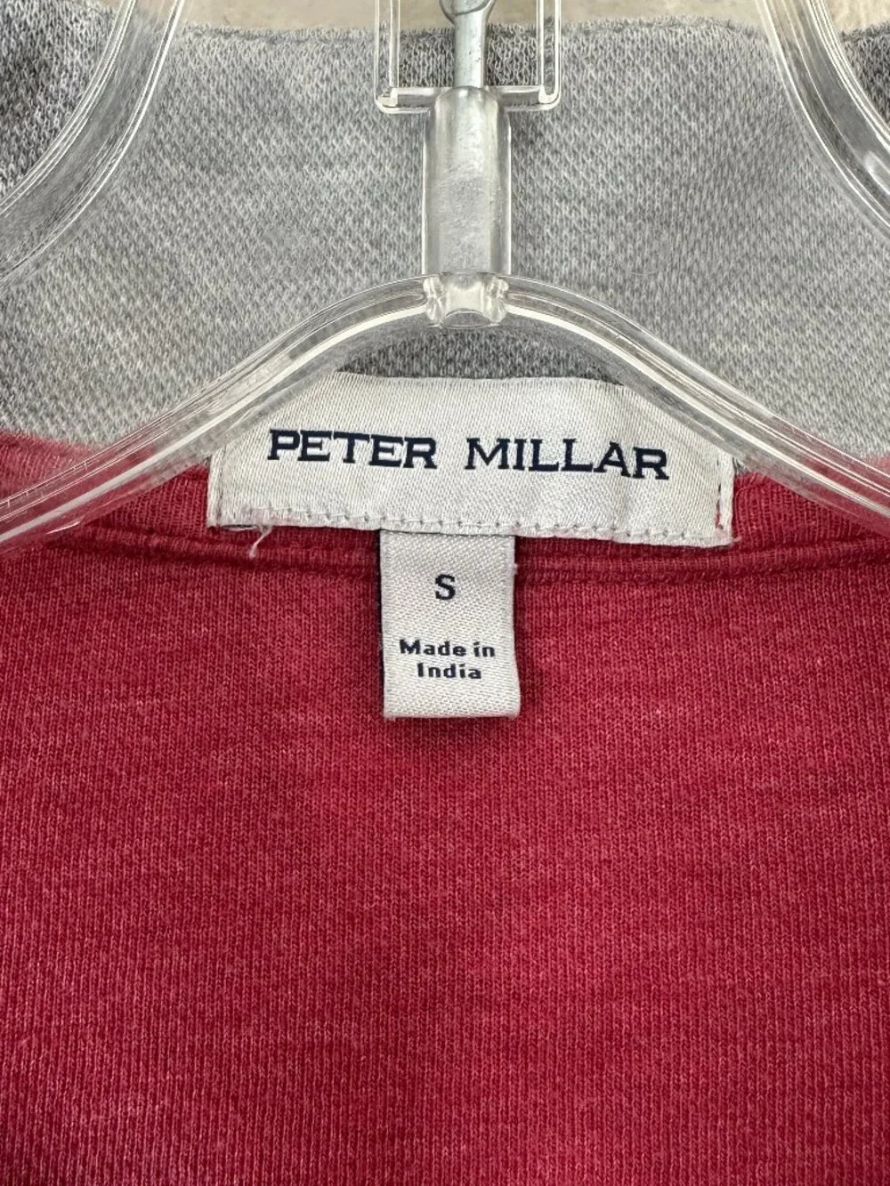 Peter Millar Crown Comfort Quarter Zip Sweater, S, Red Golf Outdoor Preppy